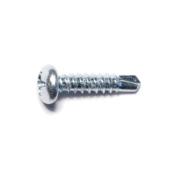 Midwest Fastener Self-Drilling Screw, #6 x 5/8 in, Zinc Plated Steel Pan Head Phillips Drive, 100 PK 50868 - main